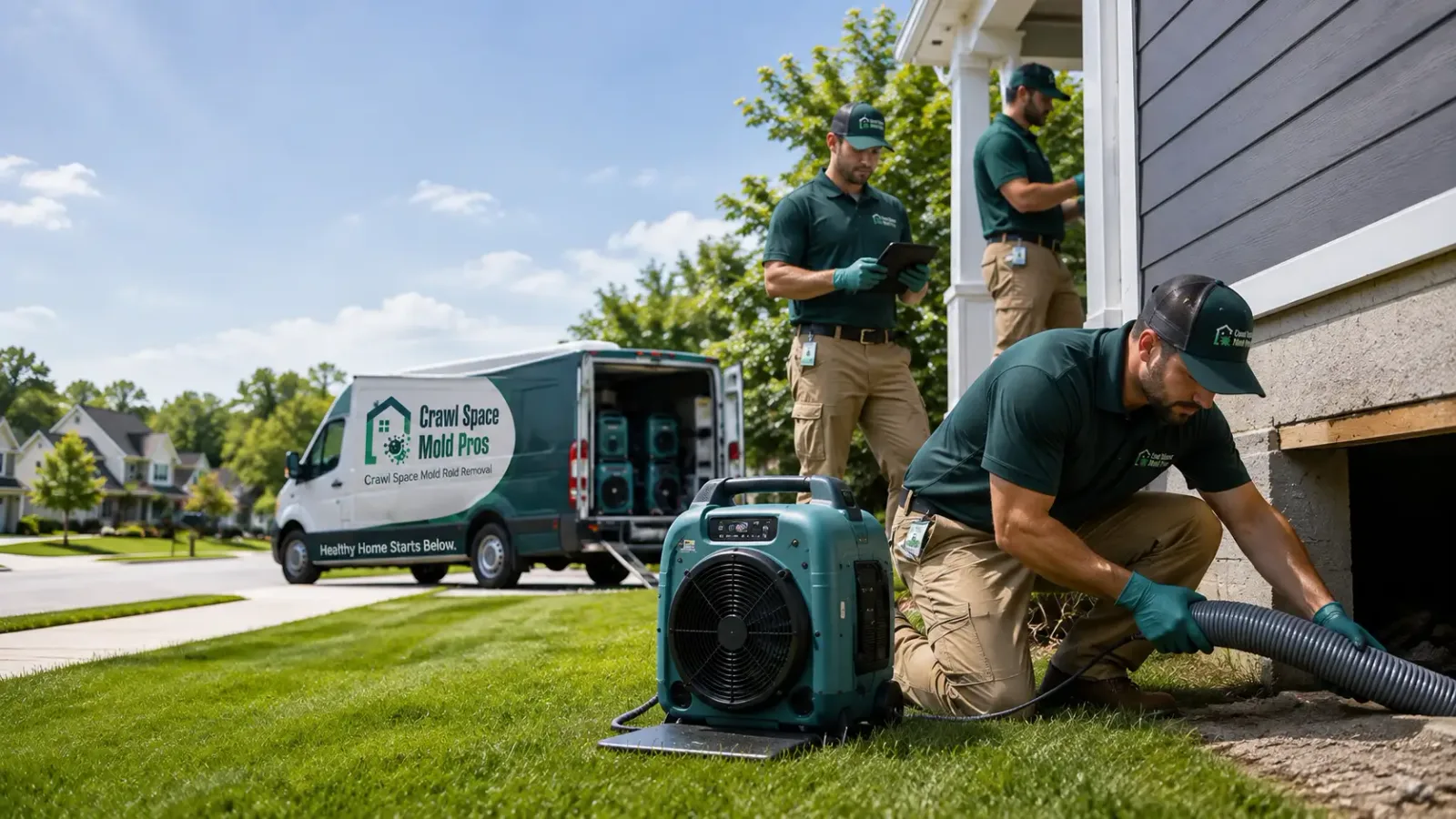 Crawl Space Mold Removal in Blomkest, MN